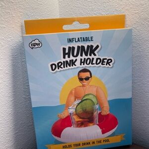 NWT Inflatable Hunk Drink Holder